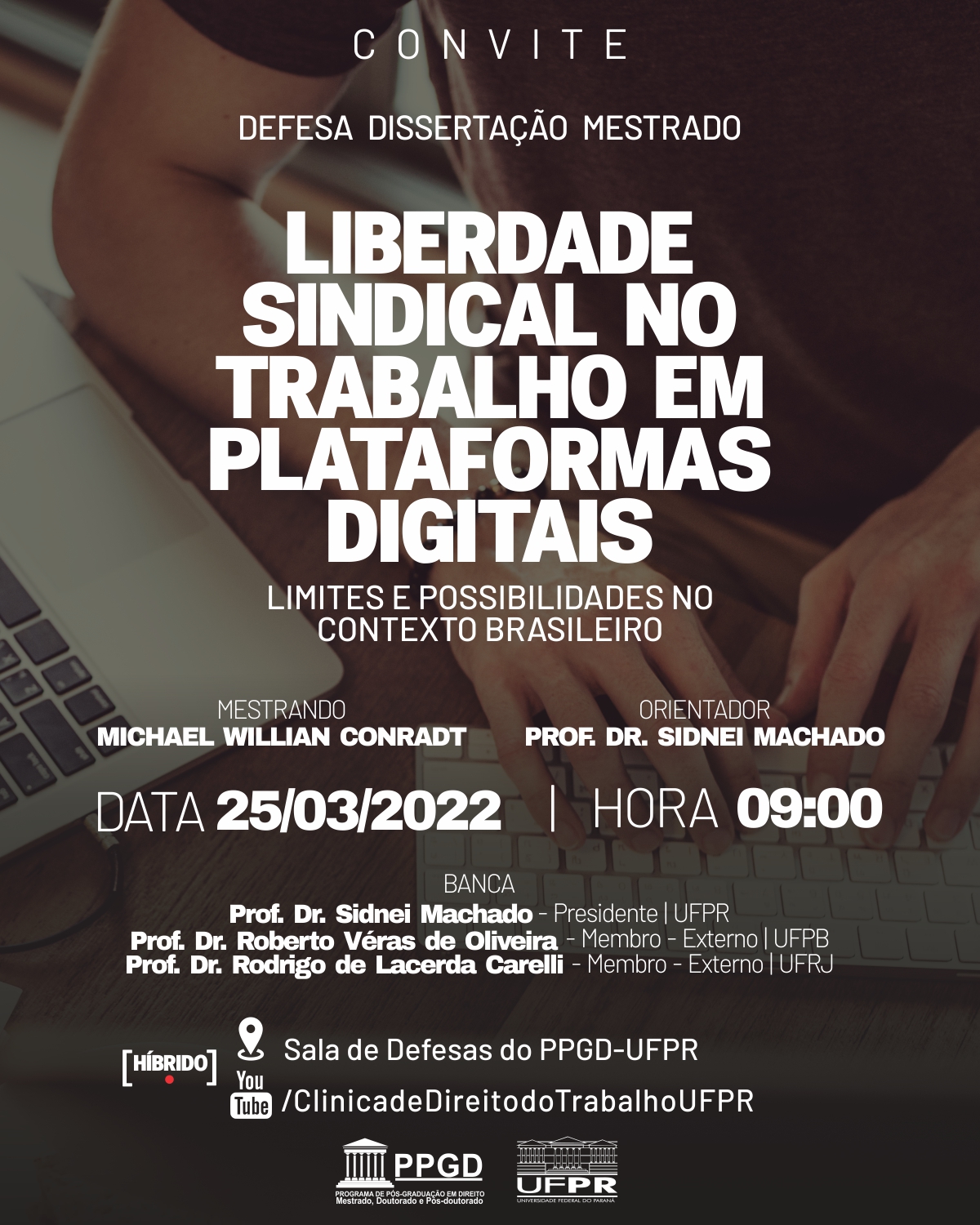 Liberdade sindical no trabalho em plataformas digitais é tema de dissertação de mestrado